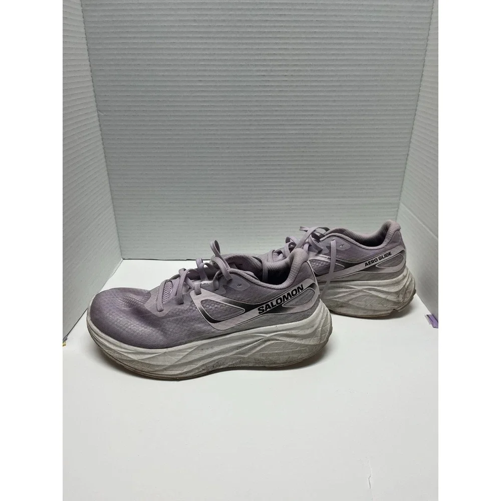 Salomon Aero Glide Running Shoes Purple Women's US‎ 8 | 472112 Lavender Lilac